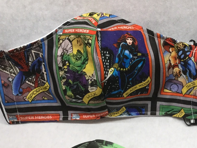 Comic Trading Card Face Mask Comic Trading Card Face Mask